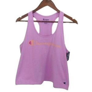 Champion Racerback Authentic Athleticwear Pink Sports Shirt Active Tank Top NWT